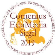 Comenius EduMedia Siegel 2019 für das Themenportal Pubertät Comenius EduMedia Siegel 2019